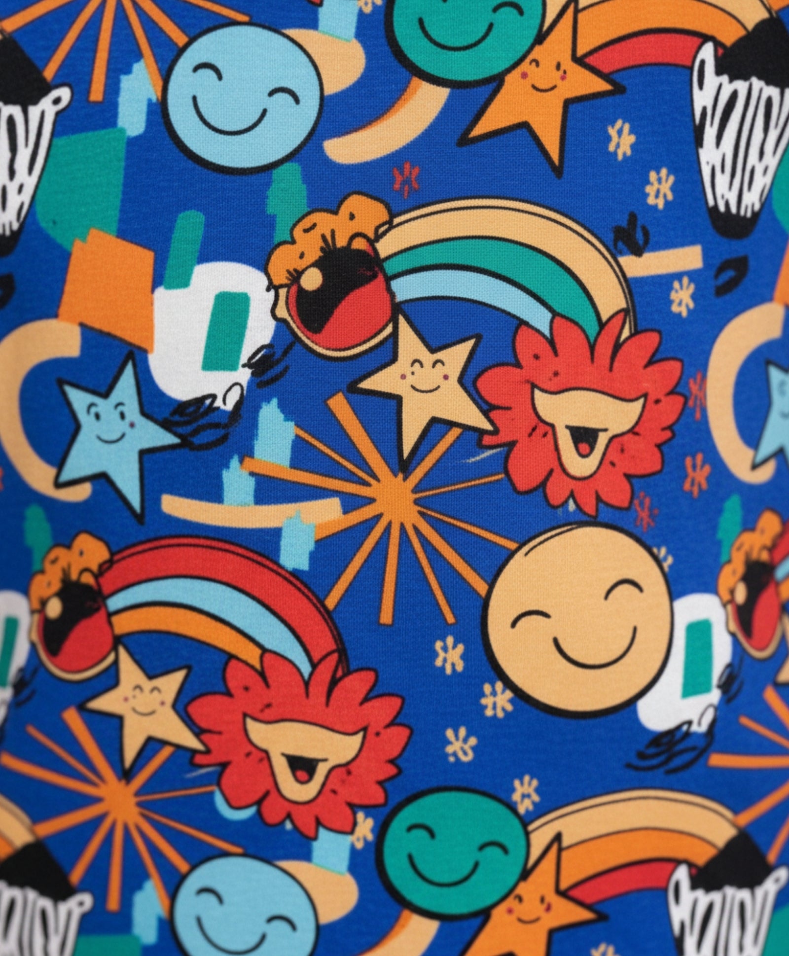 ANIMAL BLUE SLEEPWEAR SHORTS SET - BLUE - Anthrilo 