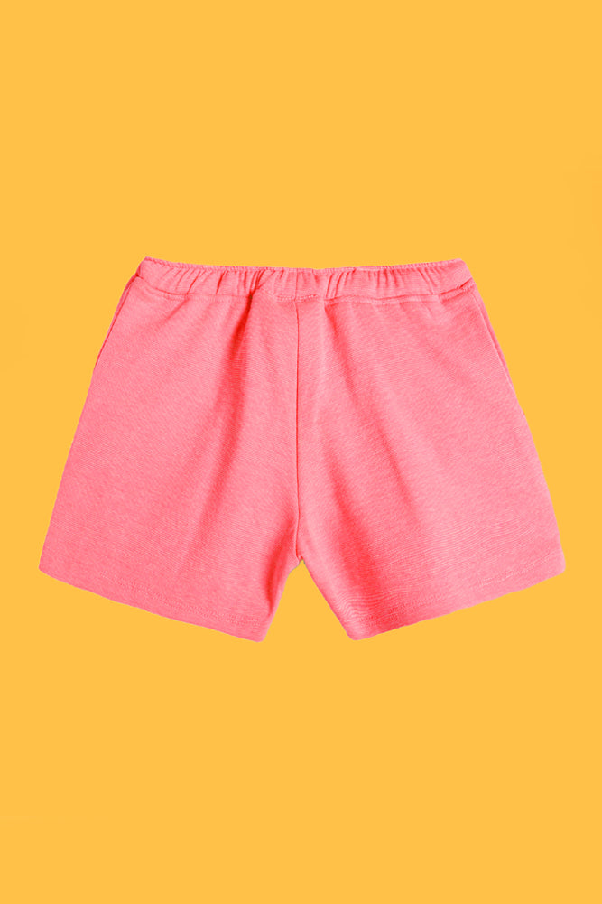AQUA STRIPE AND NEON PINK SHORTS (PACK OF 2) - Anthrilo India