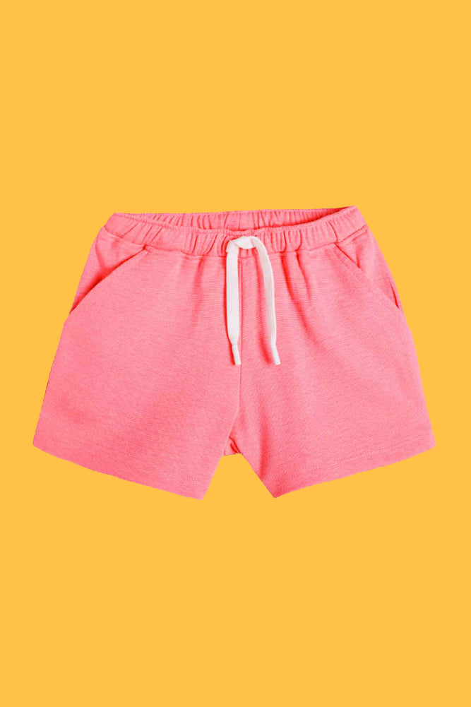 PINK FRILL AND NEON PINK SHORTS (PACK OF 2) - Anthrilo India