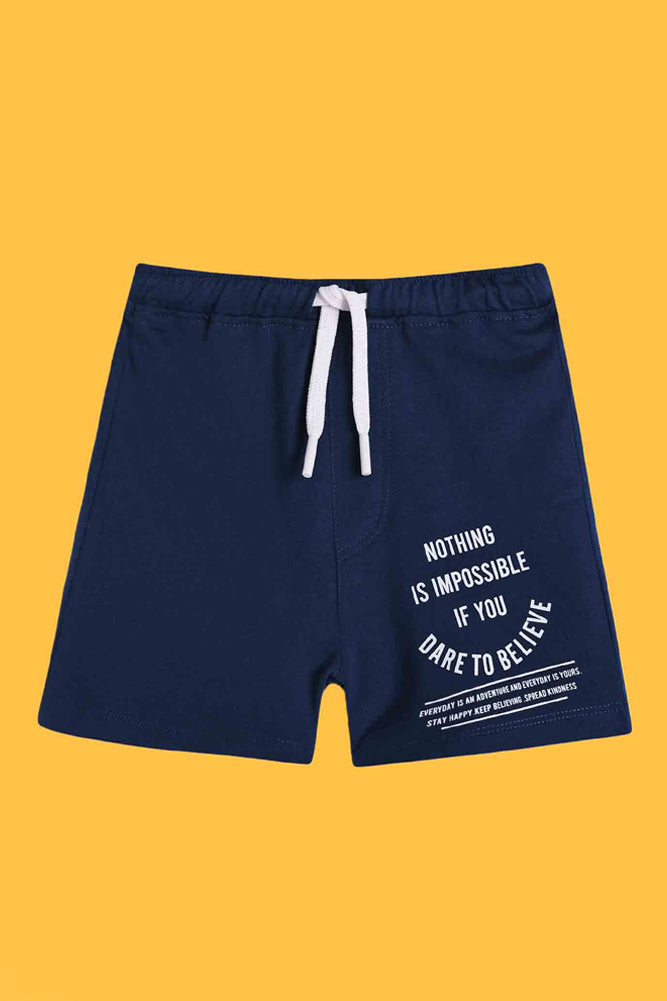 SUMMER NAVY AND SUMMER LIME GREEN SHORTS (PACK OF 2) - Anthrilo India