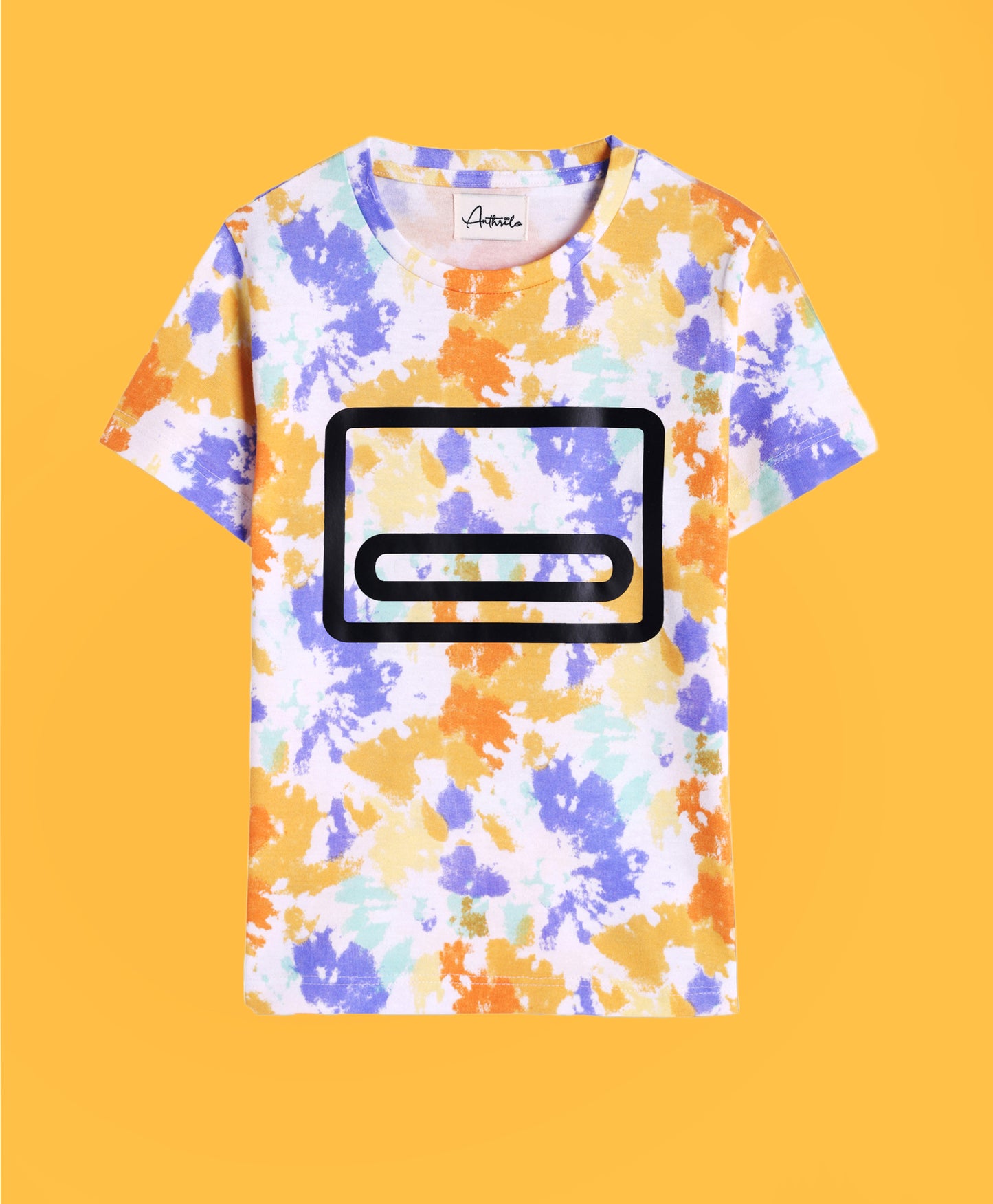 TIE DYE WHITE AND GAMING SHORT SLEEVE T-SHIRT (PACK OF 2)