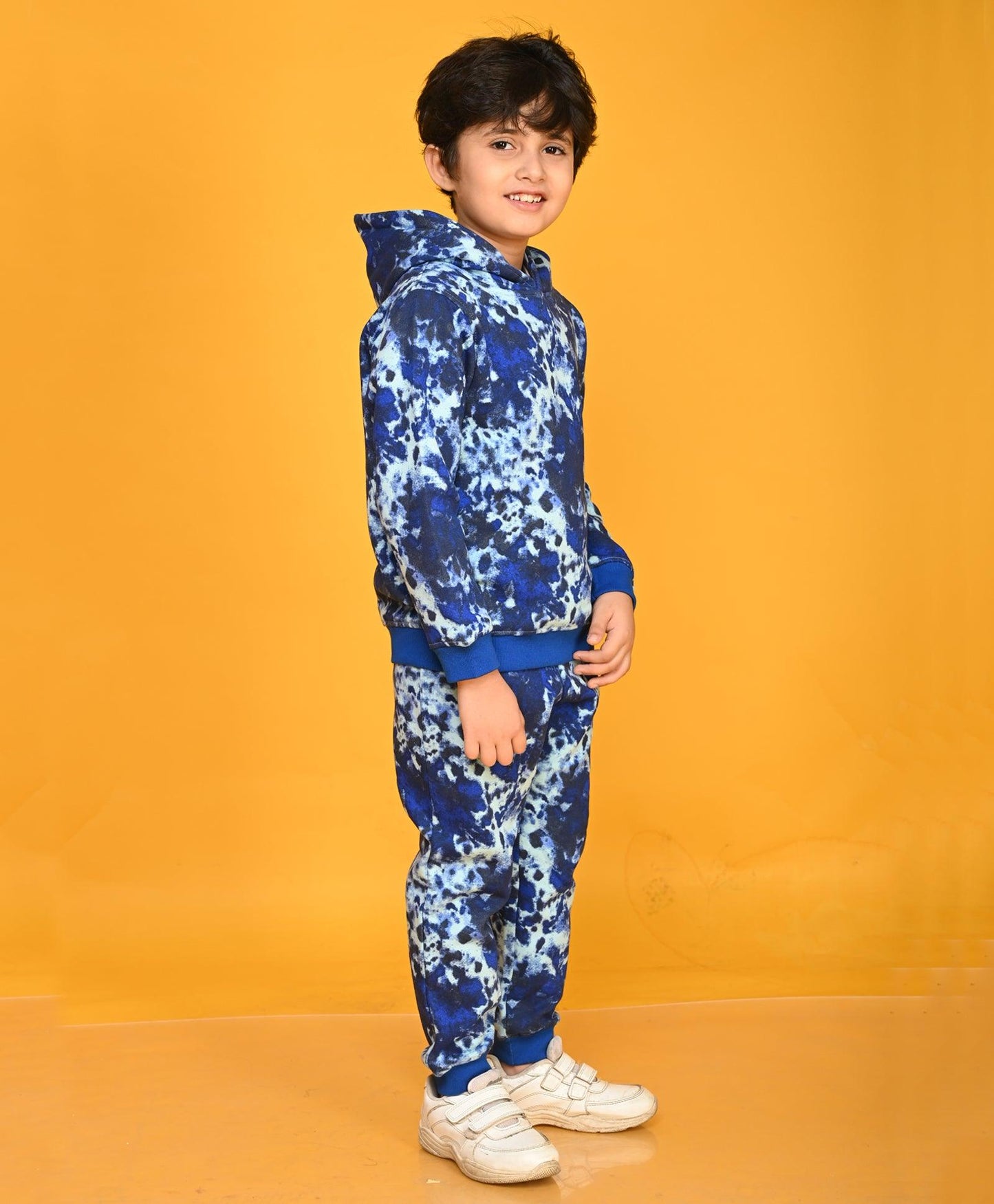 TIE DYE SKY BOYS HOODIE JOGGER SET - SKY