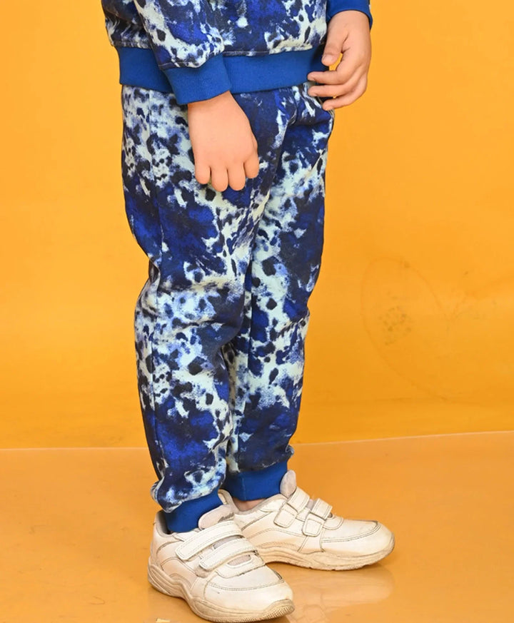 TIE DYE SKY BOYS FLEECE JOGGER - SKY - Anthrilo 