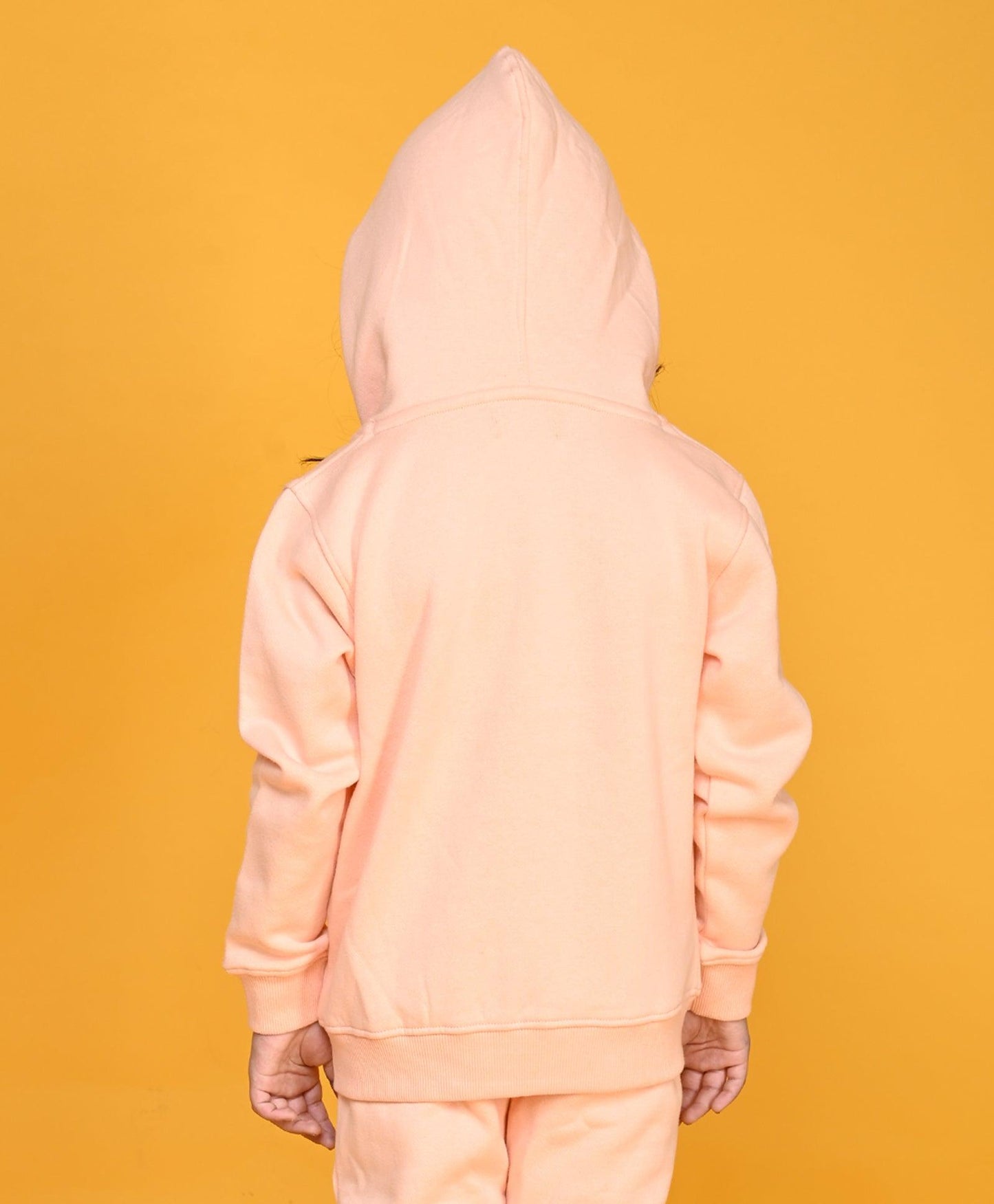 PINEAPPLE PEACH GIRLS ZIPPER HOODIE - PEACH - Anthrilo 