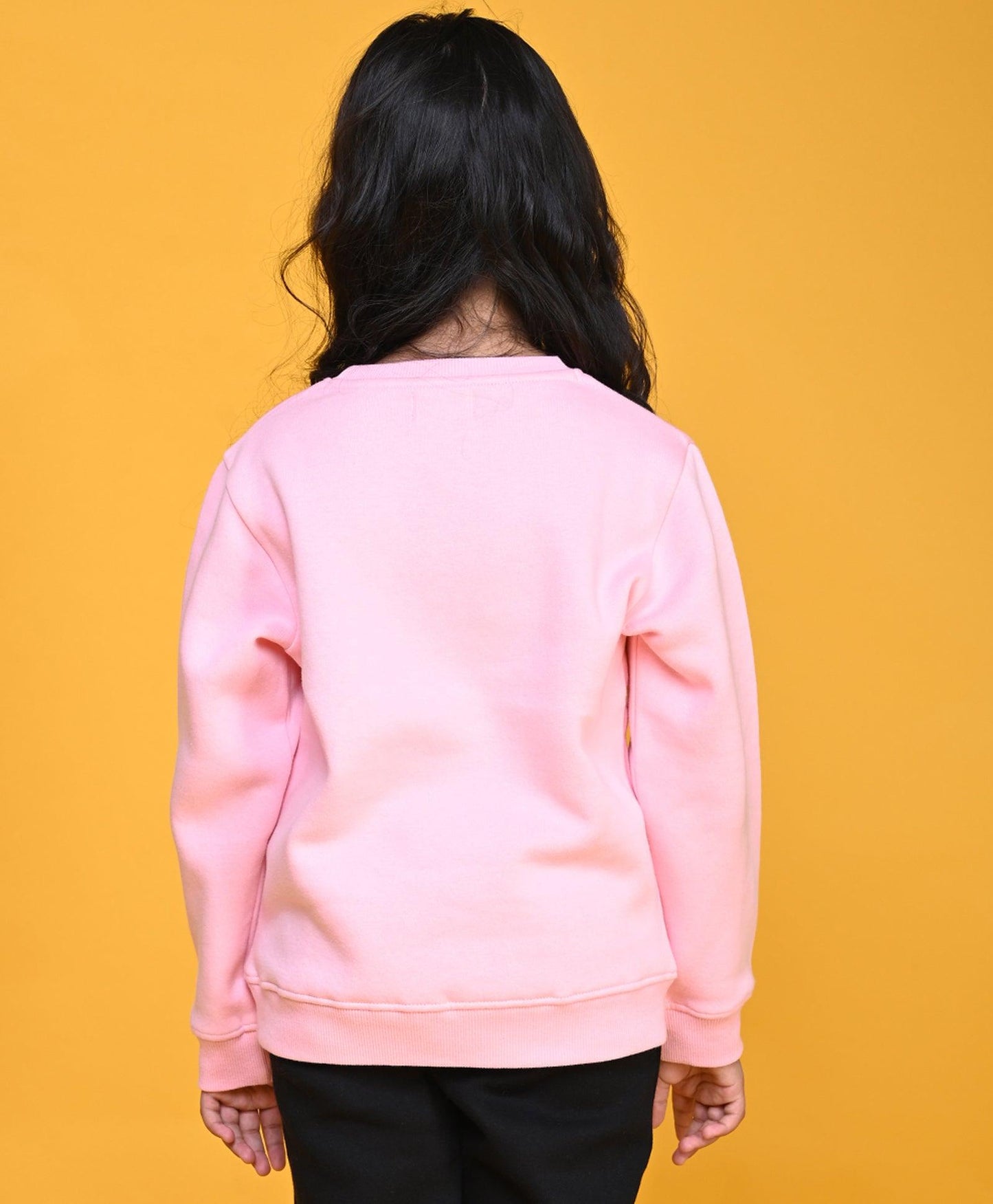 LOVE PINK GIRLS FLEECE SWEATSHIRT - PINK