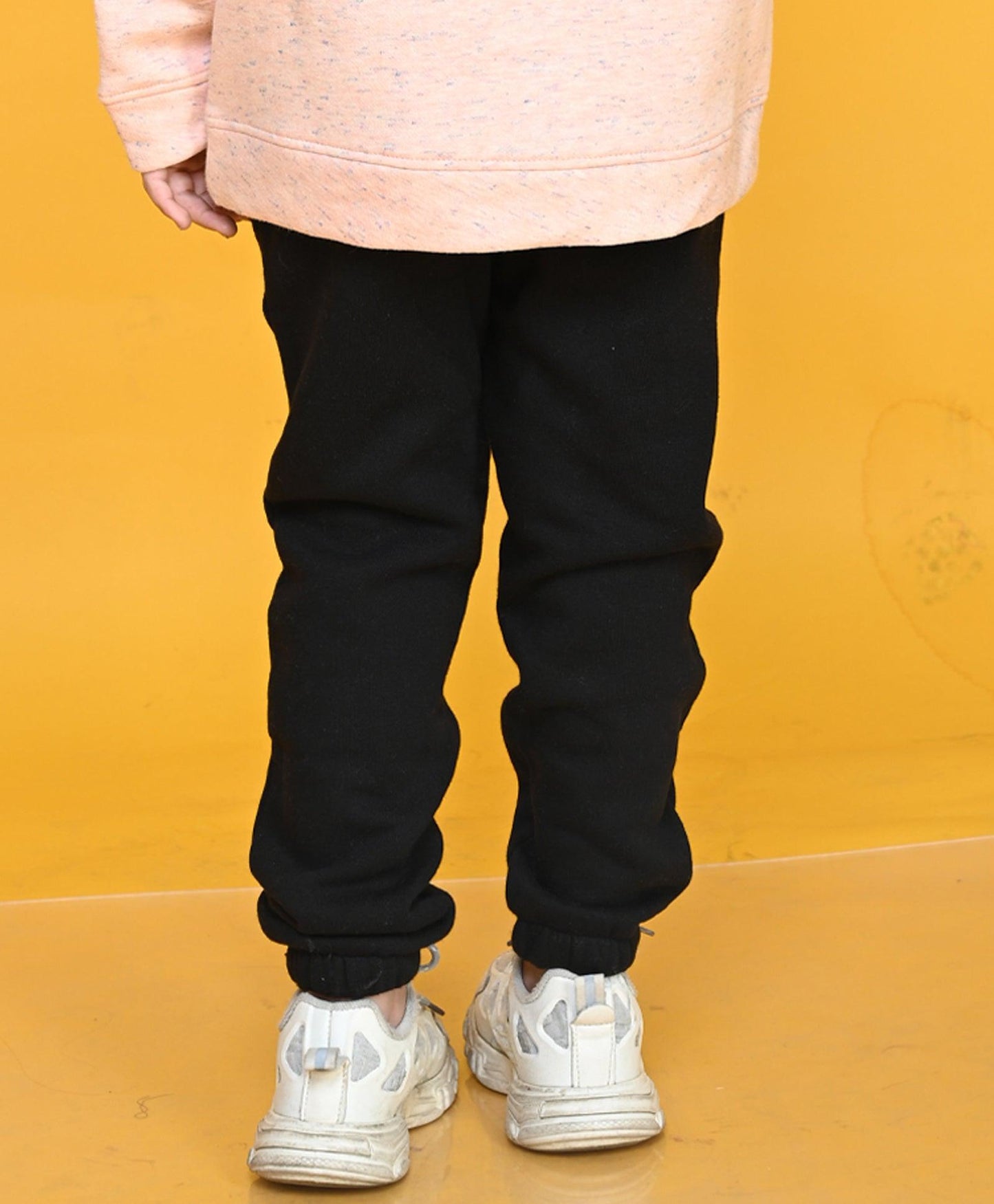 GIRLS BLACK FLEECE JOGGER - BLACK
