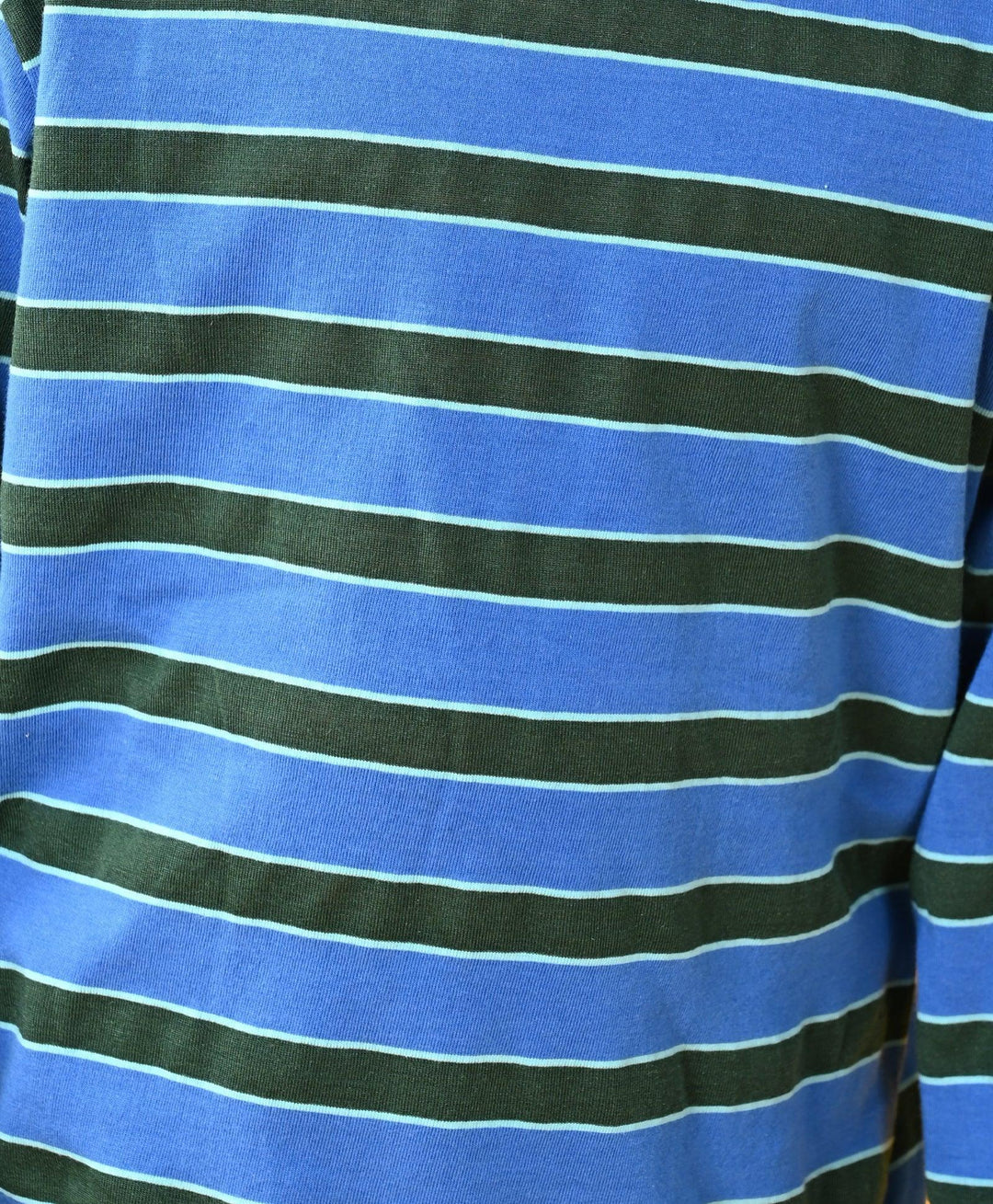ROYAL GREEN TURQUOISE STRIPED LONG SLEEVES BOYS PYJAMA SET - Anthrilo 