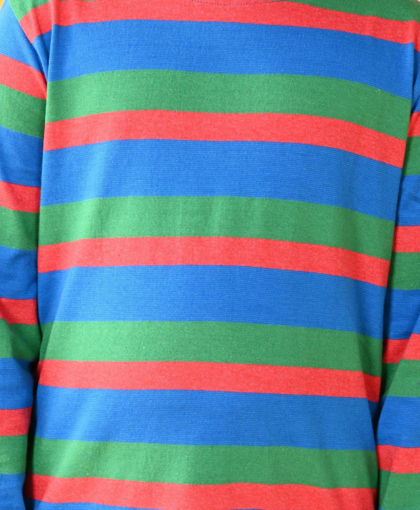 GREEN ROYAL RED STRIPED BOYS LONG SLEEVES PYJAMA SET