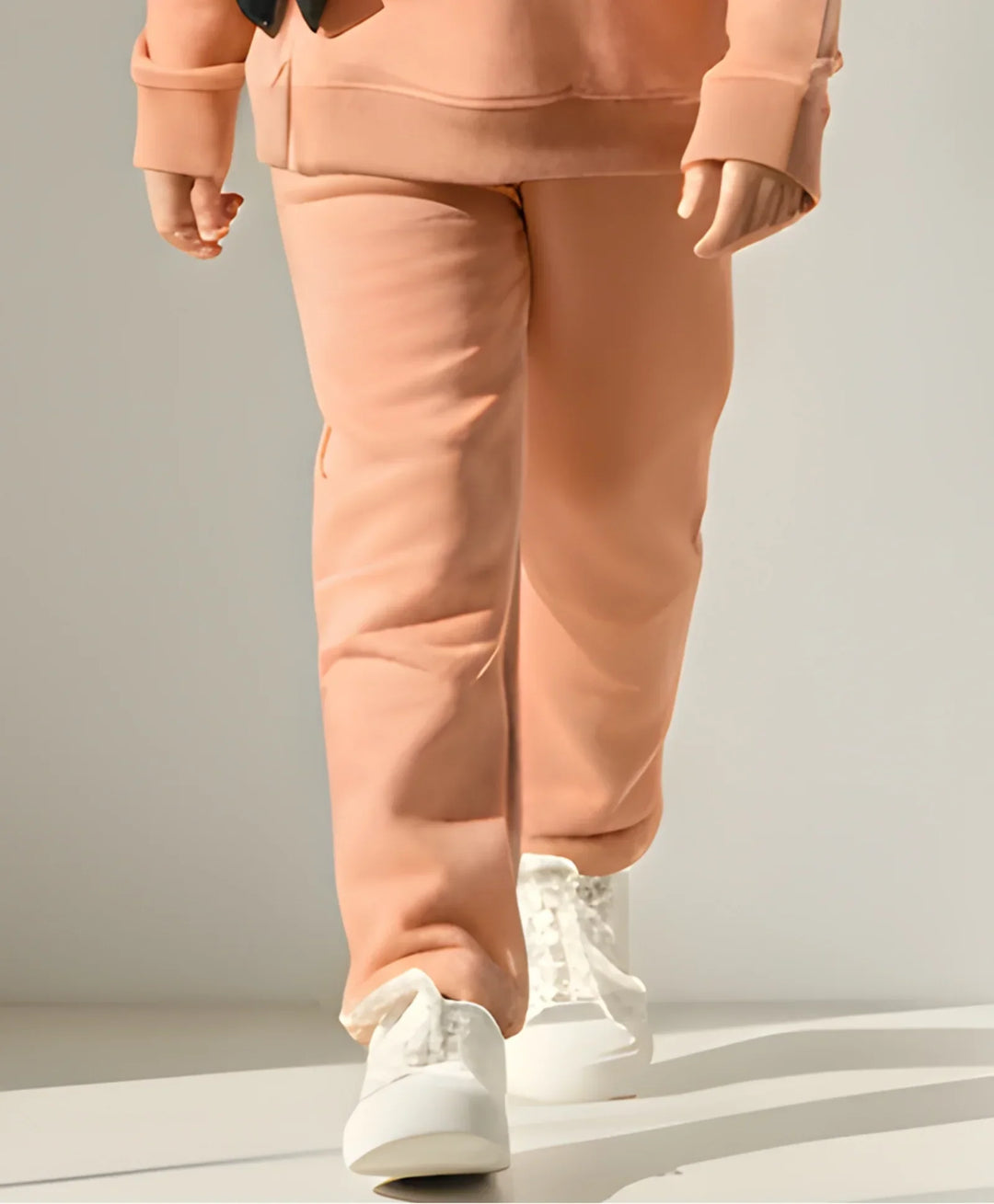 SAND PLAIN PLUSH JOGGER (FLEECE) - Anthrilo 