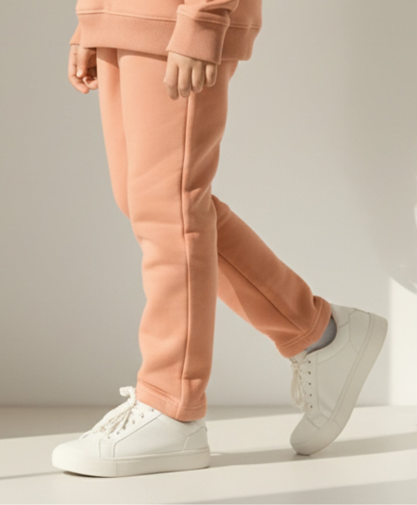 SAND PLAIN PLUSH JOGGER (FLEECE)