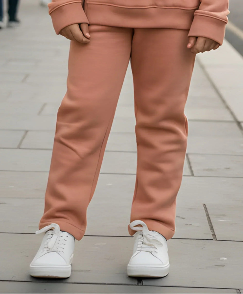 SAND PLAIN PLUSH JOGGER (FLEECE) - Anthrilo 