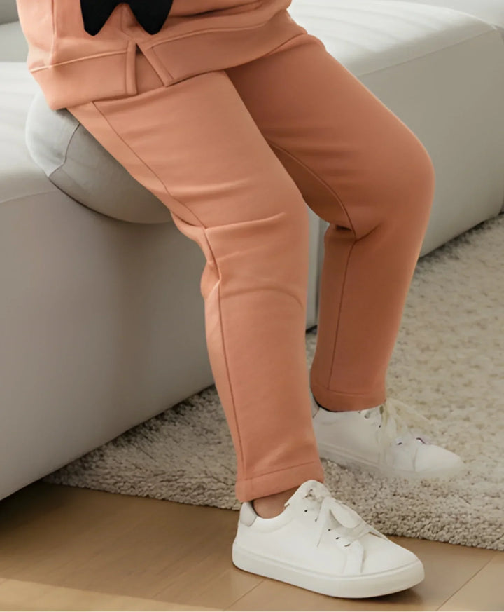 SAND PLAIN PLUSH JOGGER (FLEECE) - Anthrilo 