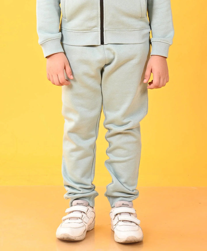 OIL GREEN BOYS FLEECE JOGGER - OIL GREEN - Anthrilo 