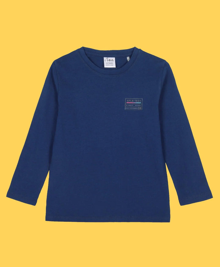 XPLR BOYS LONG SLEEVE T-SHIRT - BLUE - Anthrilo 