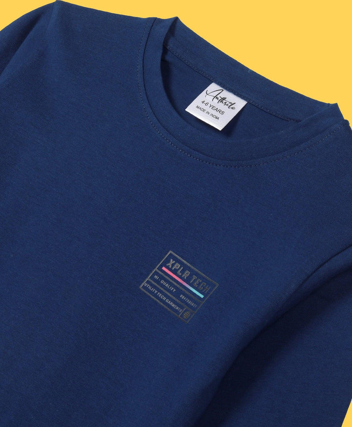 XPLR BOYS LONG SLEEVE T-SHIRT - BLUE - Anthrilo 
