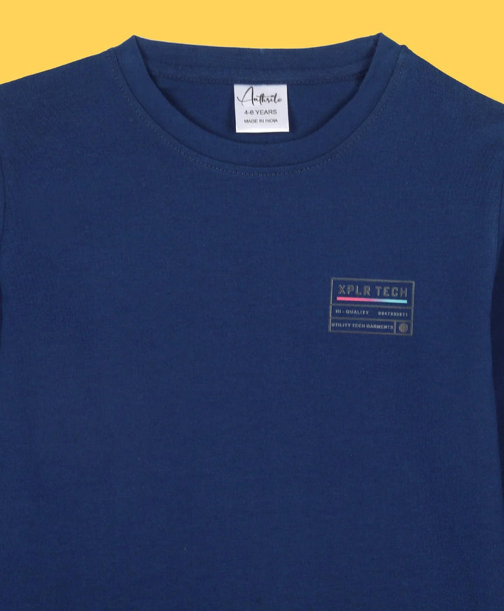 XPLR BOYS LONG SLEEVE T-SHIRT - BLUE - Anthrilo 