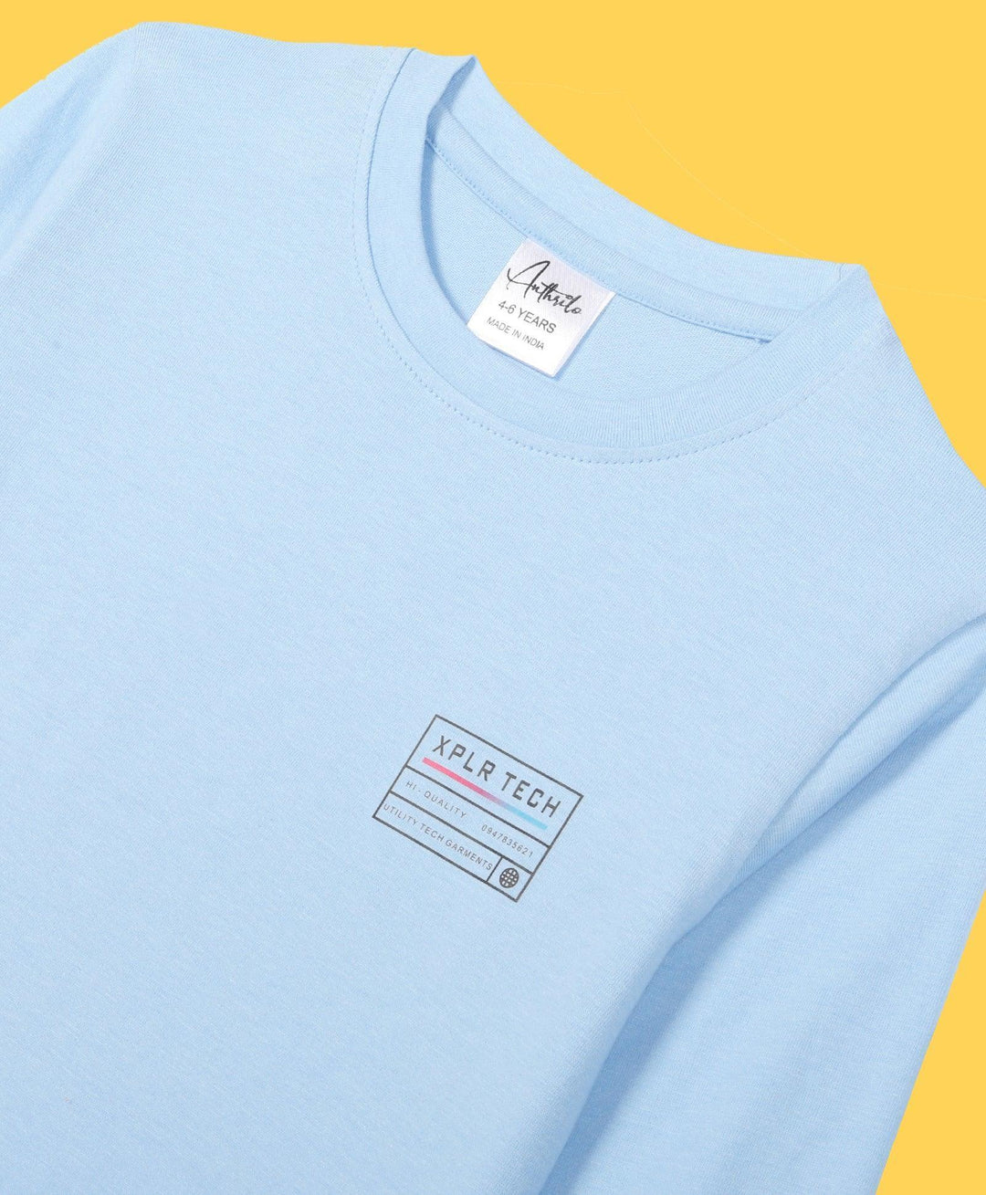 XPLR BOYS LONG SLEEVE T-SHIRT - SKY - Anthrilo 