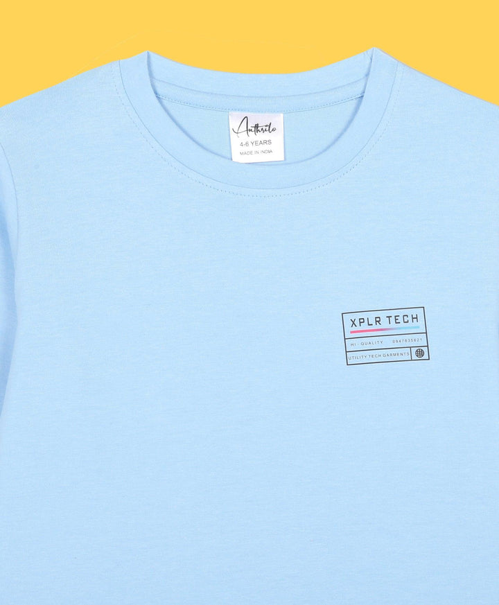 XPLR BOYS LONG SLEEVE T-SHIRT - SKY - Anthrilo 