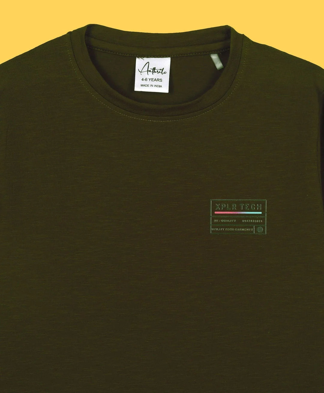XPLR BOYS LONG SLEEVE T-SHIRT - OLIVE - Anthrilo 