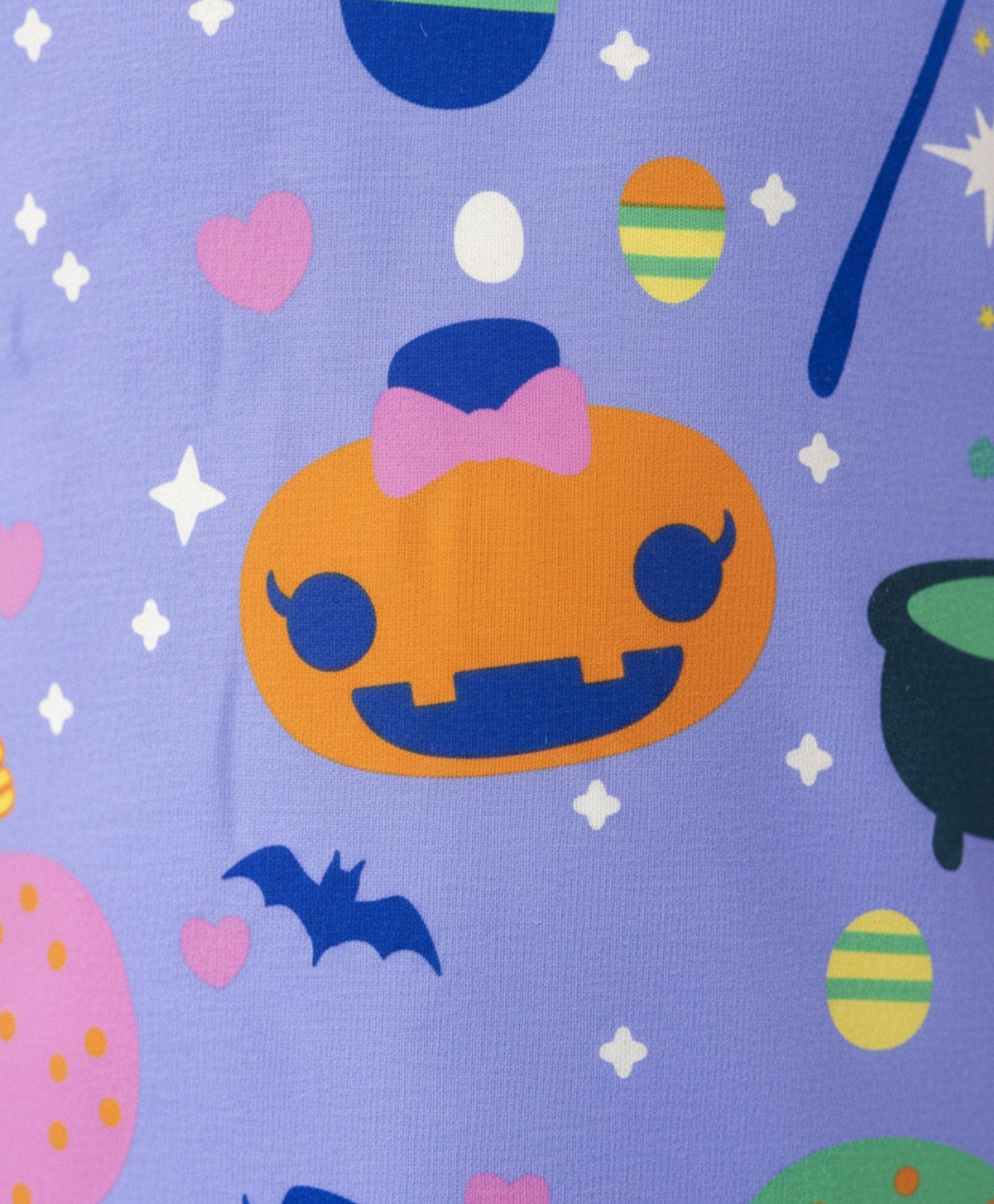 HALLOWEEN LONG SLEEVES PYJAMA SET - PURPLE - Anthrilo 