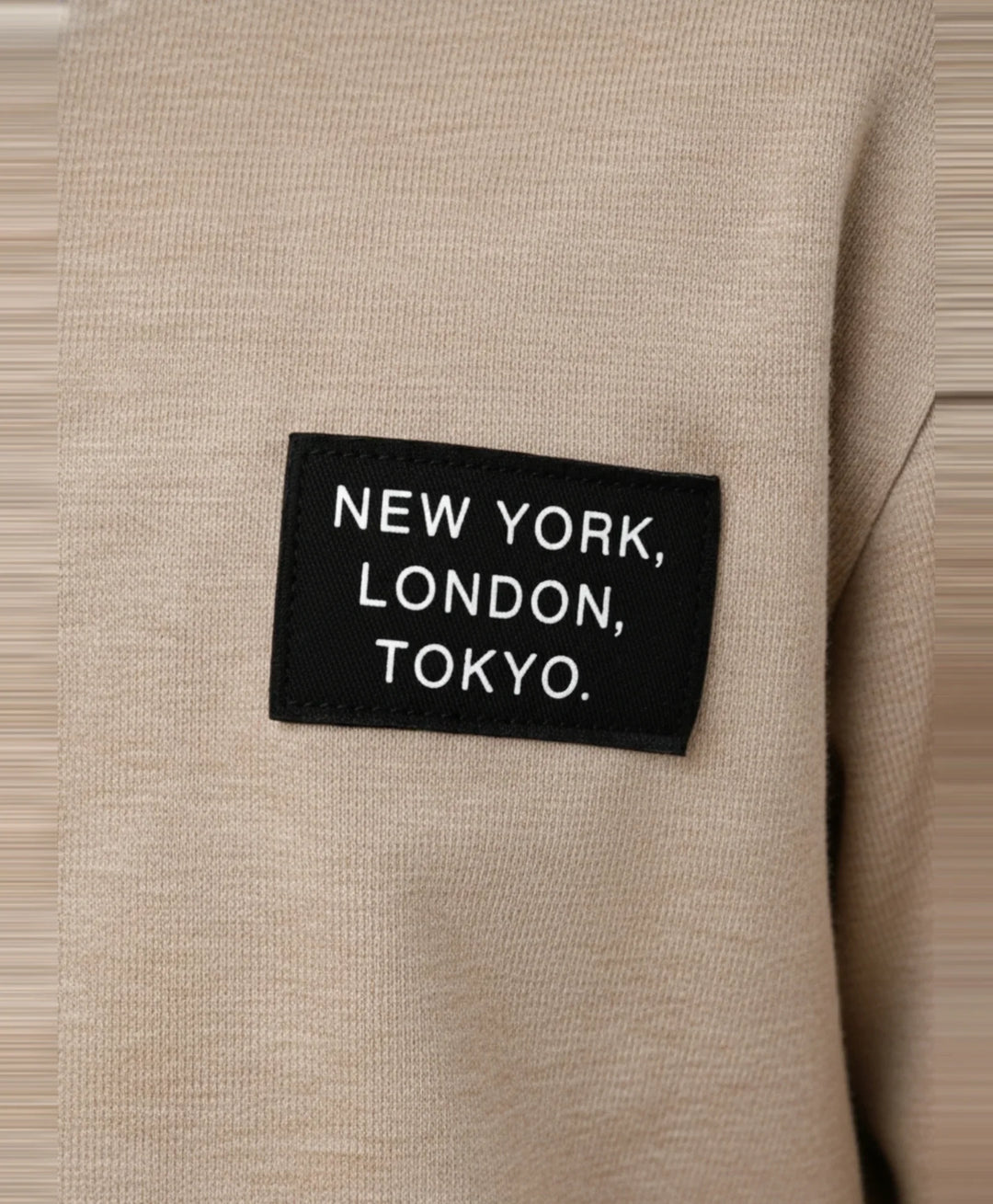 NEWYORK BEIGE SLUB BOYS LONG SLEEVE T-SHIRT - BEIGH - Anthrilo 