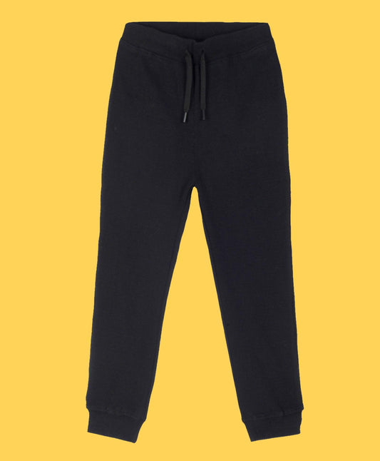 BLACK TERRY JOGGER - BLACK - Anthrilo 
