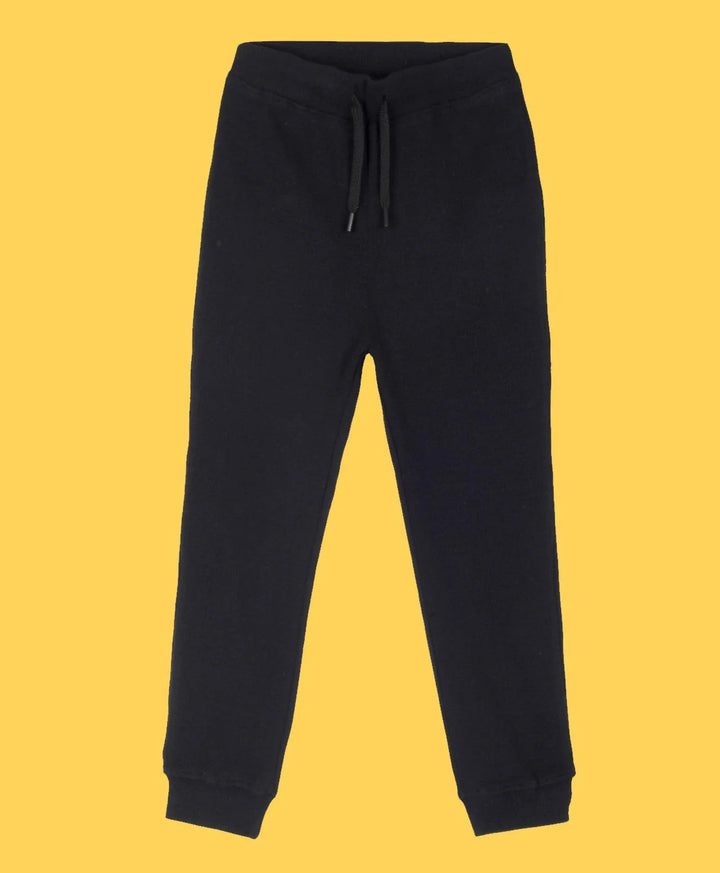 BLACK TERRY JOGGER - BLACK - Anthrilo 