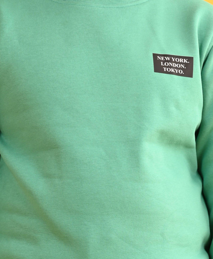 NEWYORK AQUA FLEECE SWEATSHIRT - AQUA - Anthrilo 