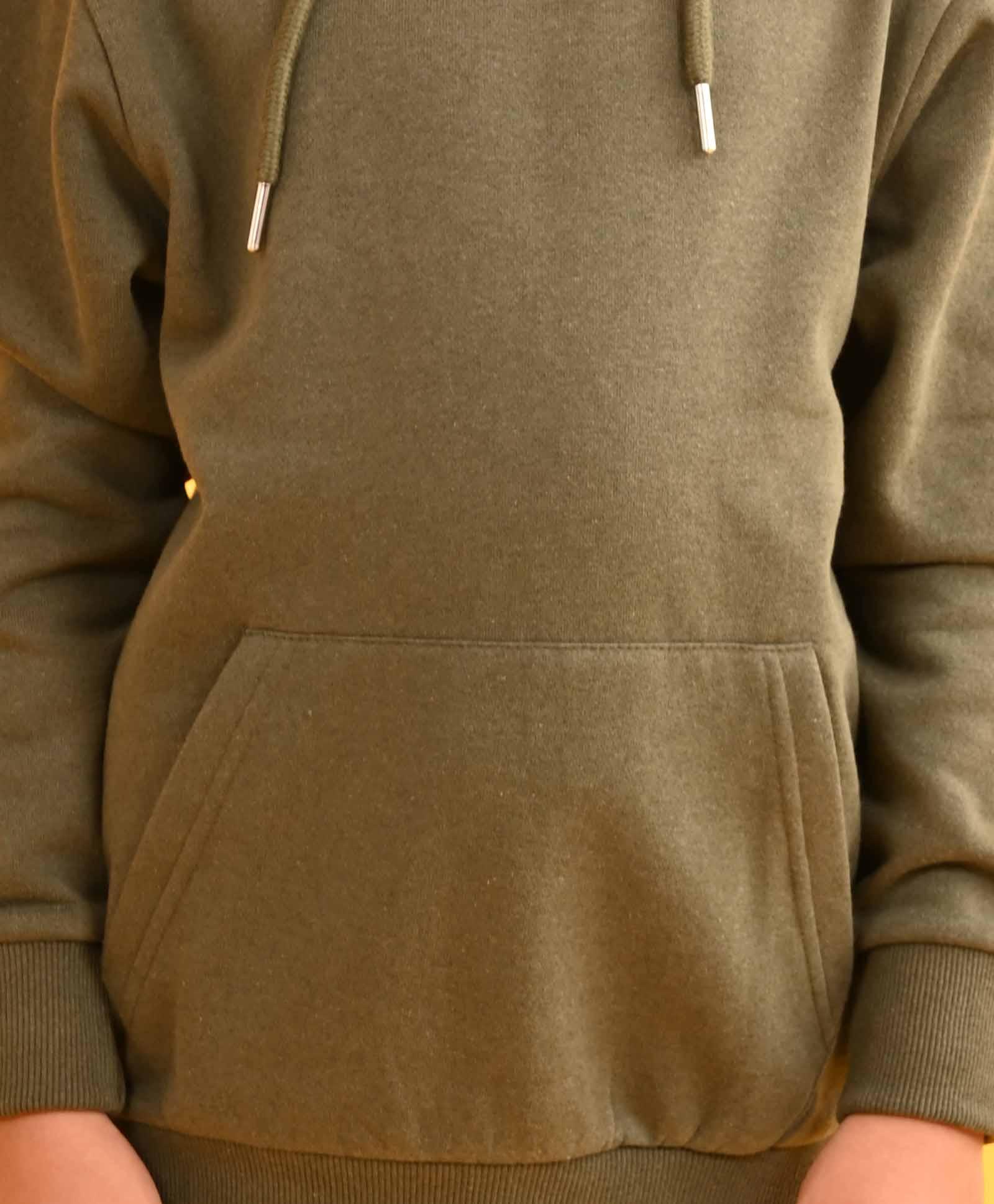 OLIVE HUMMO FLEECE HOODIE - OLIVE - Anthrilo 