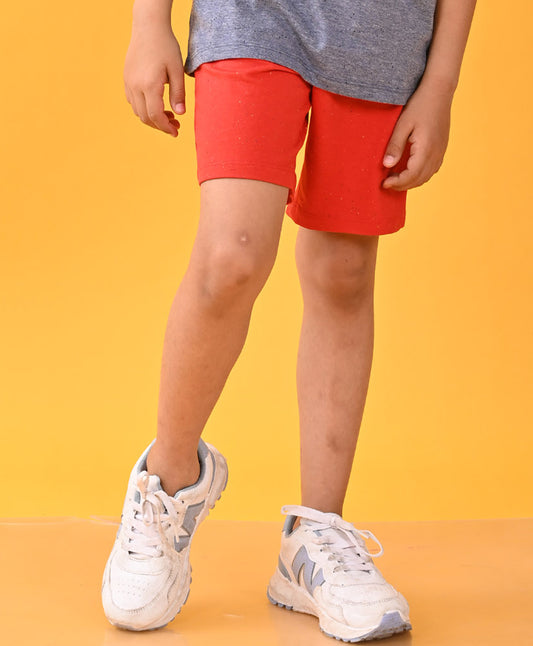 RED BOYS SUMMER SHORTS - RED