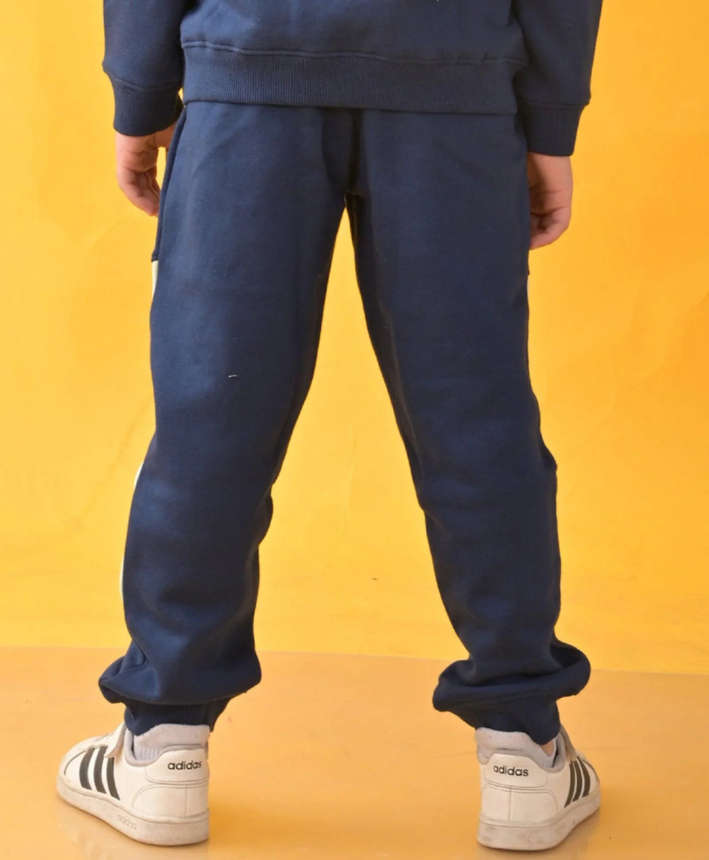 NAVY ALOE WASH COLOR BLOCK JOGGER - NAVY - Anthrilo 