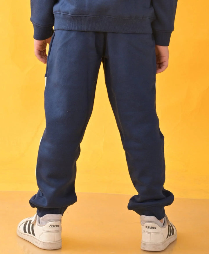 NAVY ALOE WASH COLOR BLOCK JOGGER - NAVY - Anthrilo 