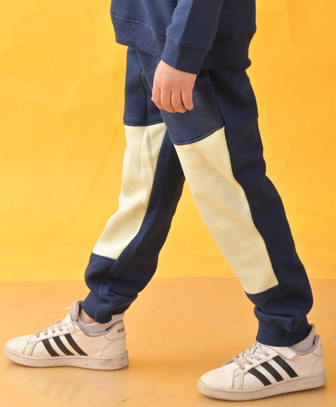 NAVY ALOE WASH COLOR BLOCK JOGGER - NAVY - Anthrilo 