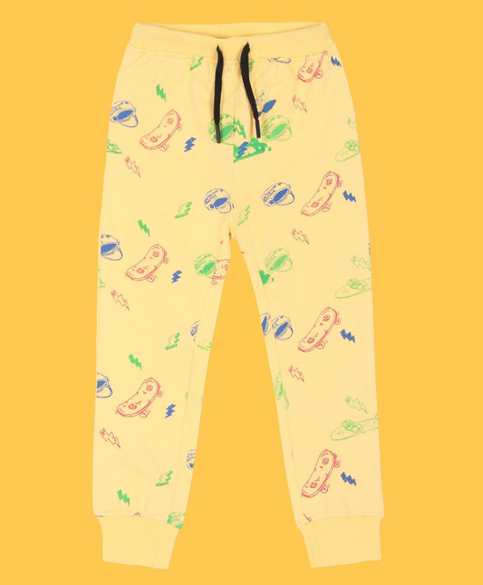 SKATEBOARD JOGGER - YELLOW - Anthrilo 