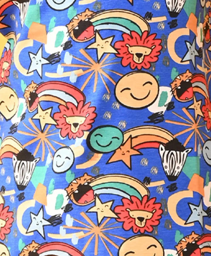 ANIMAL BLUE BOYS SHORT SLEEVE T-SHIRT - BLUE - Anthrilo 