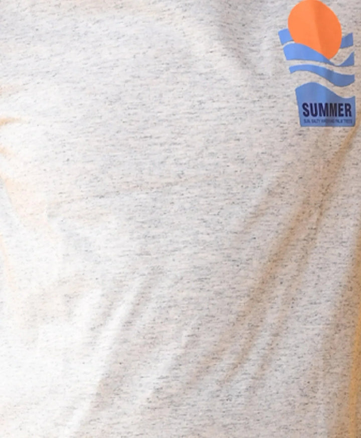 SUN SKY MELANGE SHORT SLEEVE BOYS T-SHIRT - SKY - Anthrilo 
