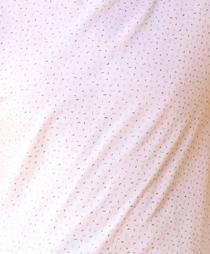 WHITE DOTTED NAVY RIB SHORT SLEEVE BOYS T-SHIRT - WHITE - Anthrilo 