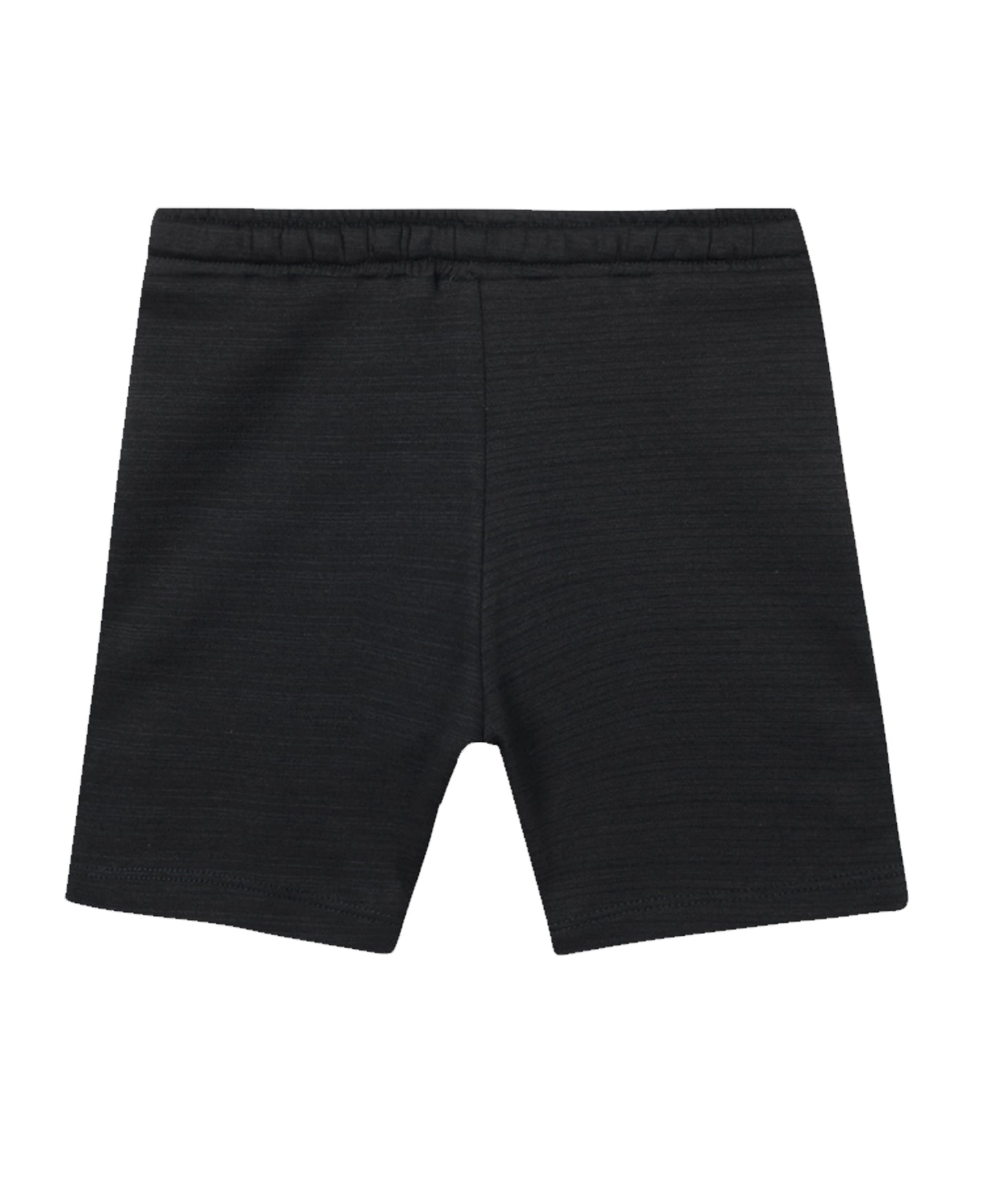 COOL BLACK MELANGE BOYS SHORTS - BLACK