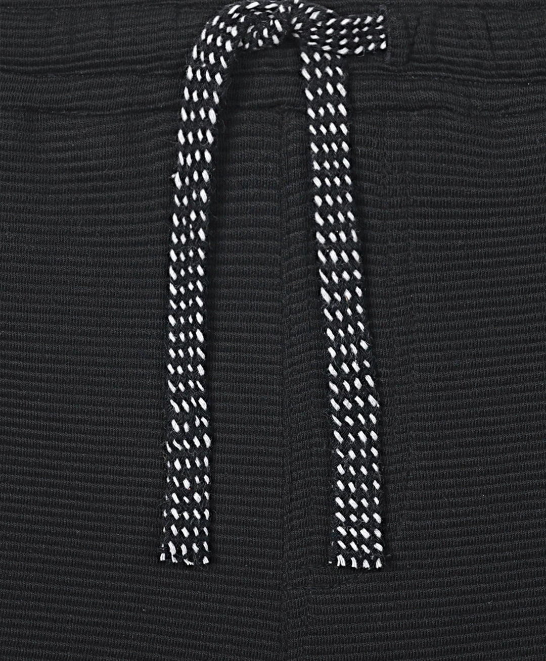 BLACK TEXTURE STRIPE BOYS SHORTS - BLACK - Anthrilo 
