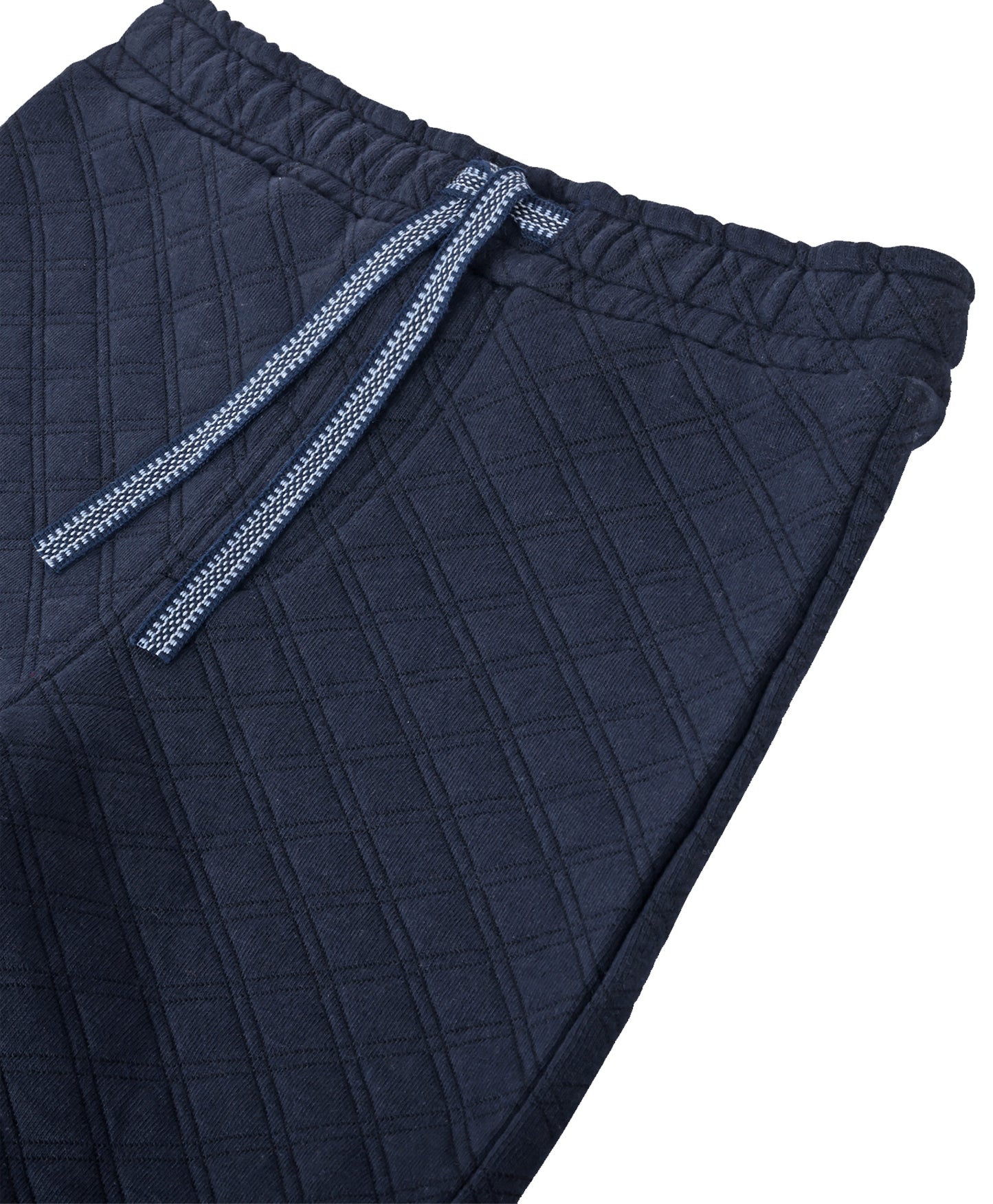 DAIMOND QUILTED NAVY BOYS SHORTS - NAVY