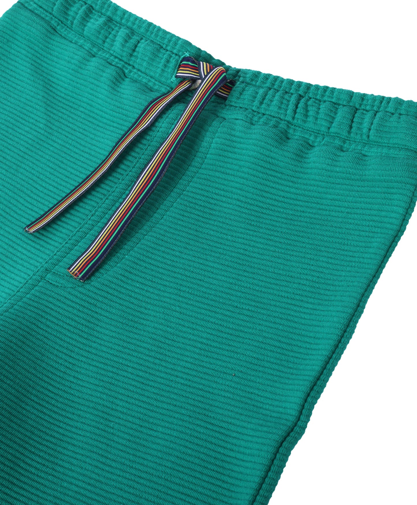 GREEN TEXTURE STRIPE BOYS SHORTS - GREEN - Anthrilo 