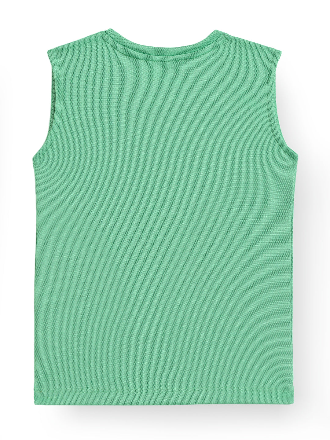 COOL BOYS SPORTY SLEEVELESS T-SHIRT-GREEN