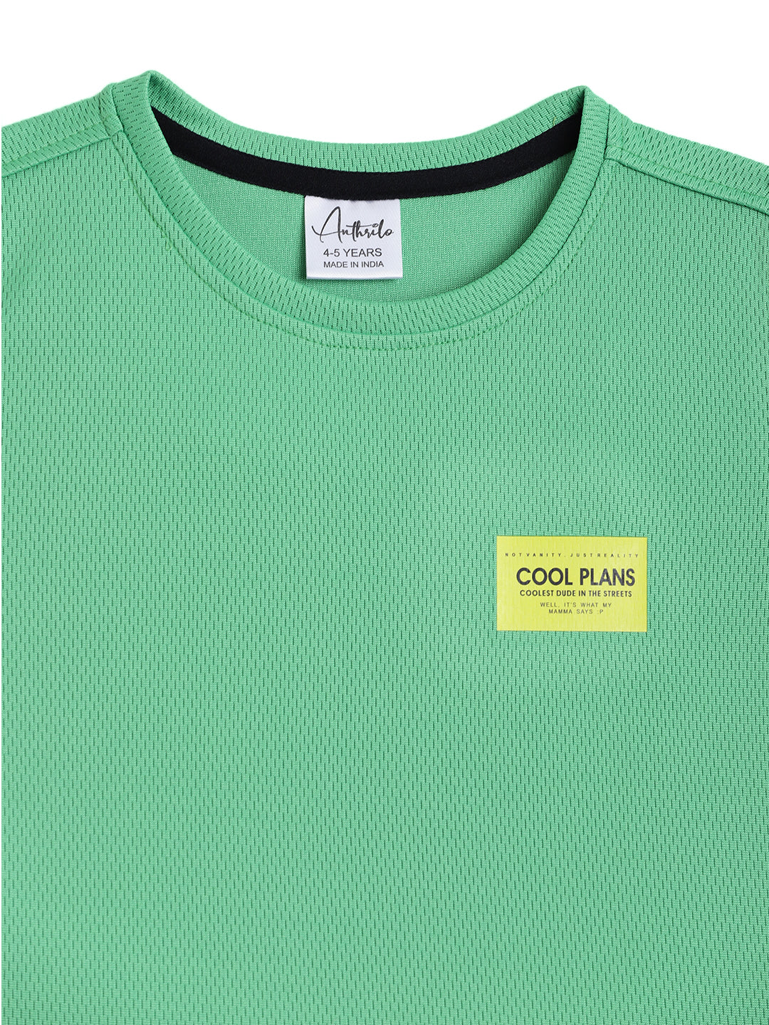COOL BOYS SPORTY SLEEVELESS T-SHIRT-GREEN