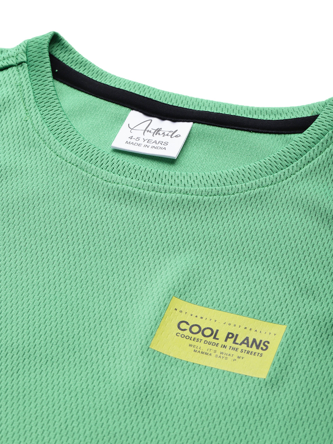 COOL BOYS SPORTY SLEEVELESS T-SHIRT-GREEN