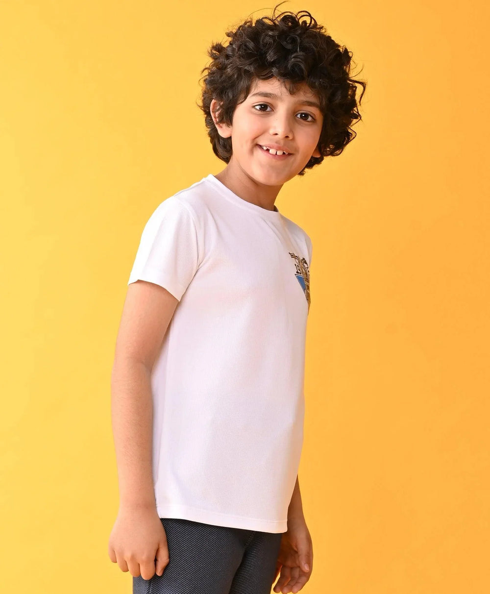 1965 BIKER SPORTY SHORT SLEEVE T-SHIRT - WHITE - Anthrilo 