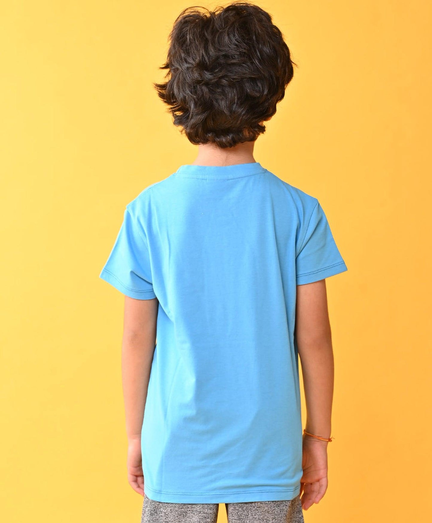AMALFI VIBES BLUE SHORT SLEEVES T-SHIRT - BLUE