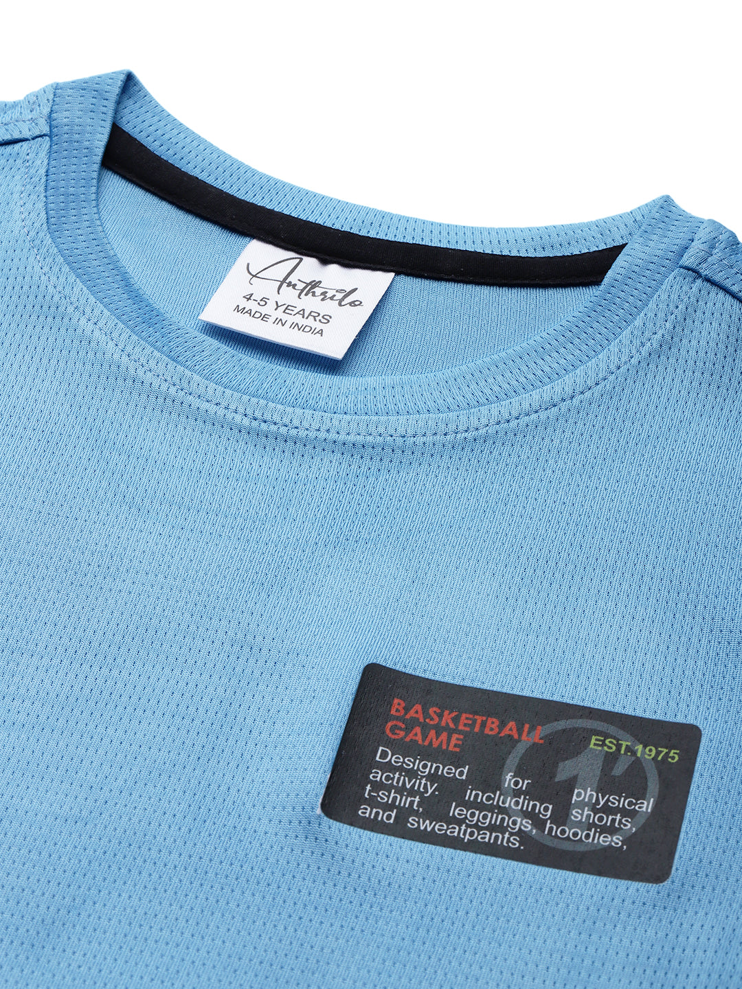 BASKETBALL SPORTY SLEEVELESS T-SHIRT - SKY