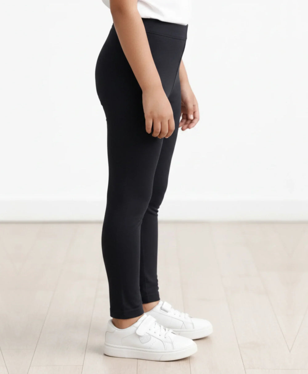 BLACK HEART SPORTY LEGGINGS - BLACK - Anthrilo 