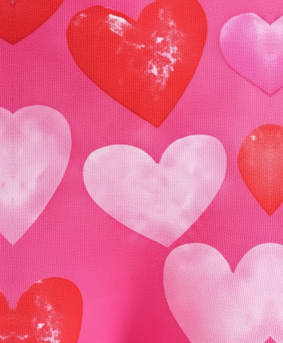Pretty Pink Hearts Summer Leggings - Pink