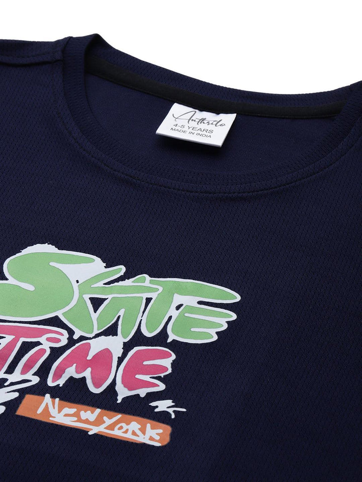 SKATE TIME SPORTY SLEEVELESS T-SHIRT - NAVY - Anthrilo 